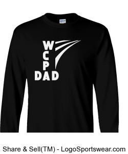 "Proud Dad" T-Shirt Design Zoom