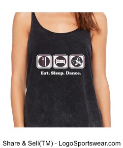 Eat. Sleep. Dance. Adult Tank Design Zoom